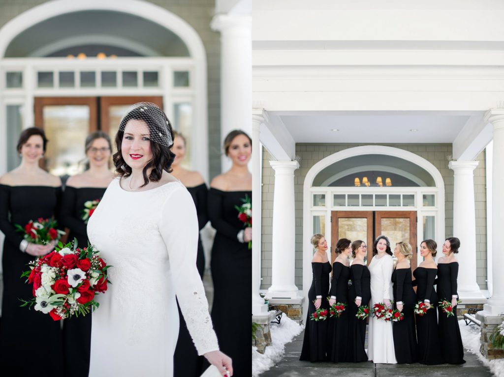 Winter Wedding Inspiration - Wedding at the Glen Oaks Country Club in West Des Moines Iowa - Photos by Annaberry Images