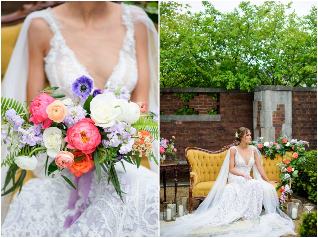 Pressed Floral Shoot | Rollins Mansion | Des Moines, Iowa Wedding